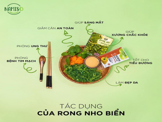 RONG NHO NAMISO ORGANIC FOOD – MÓN QUÀ TỪ BIỂN CẢ CHO SỨC KHỎE CẢ GIA ĐÌNH